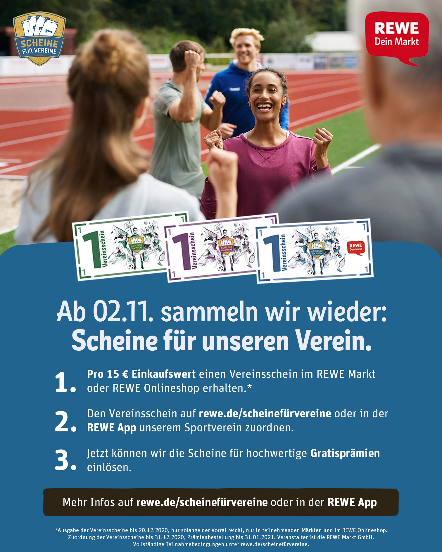 Scheine für Vereine startet wieder - jetzt für unseren Verein sammeln - FC NORDOST Berlin