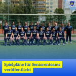 Spielpläne für Seniorenteams veröffentlicht