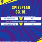 Spielplan 03.10.24