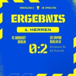 Ergebnis 1. Herren - SV Empor Berlin III