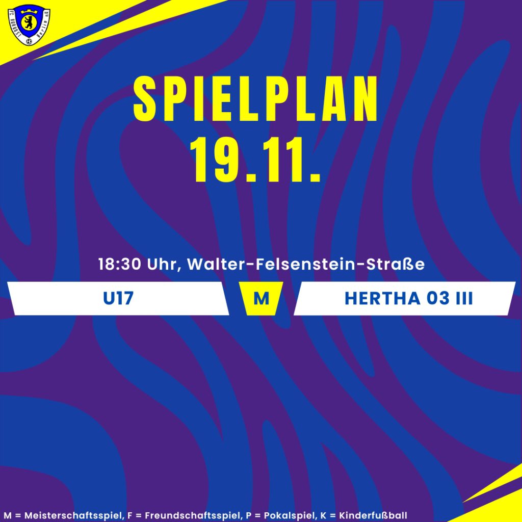 Spielplan 19.11.24