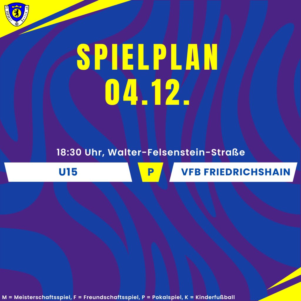 Spielplan 04.12.24