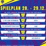 Spielplan 28. - 29.12.24