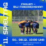 Spieltag Frauen - BW Friedrichshain