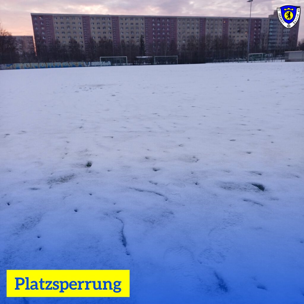 Platzsperrung