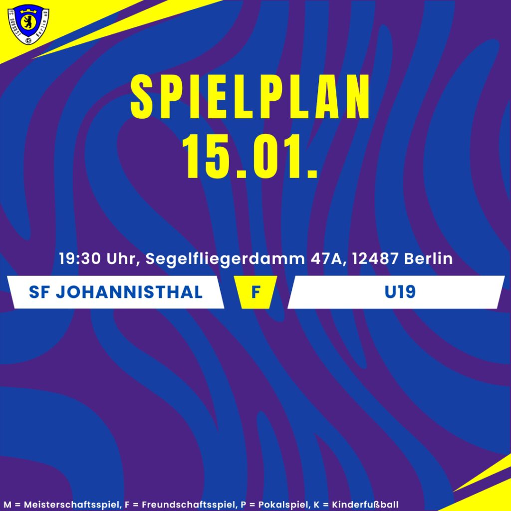 Spielplan 15.01.24