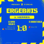 Ergebnis SV Empor Berlin III - 1. Herren