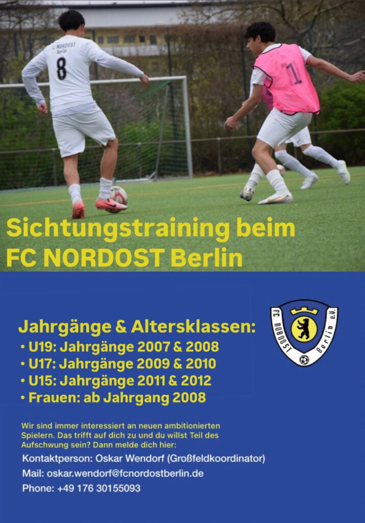 Sichtungstraining 2025