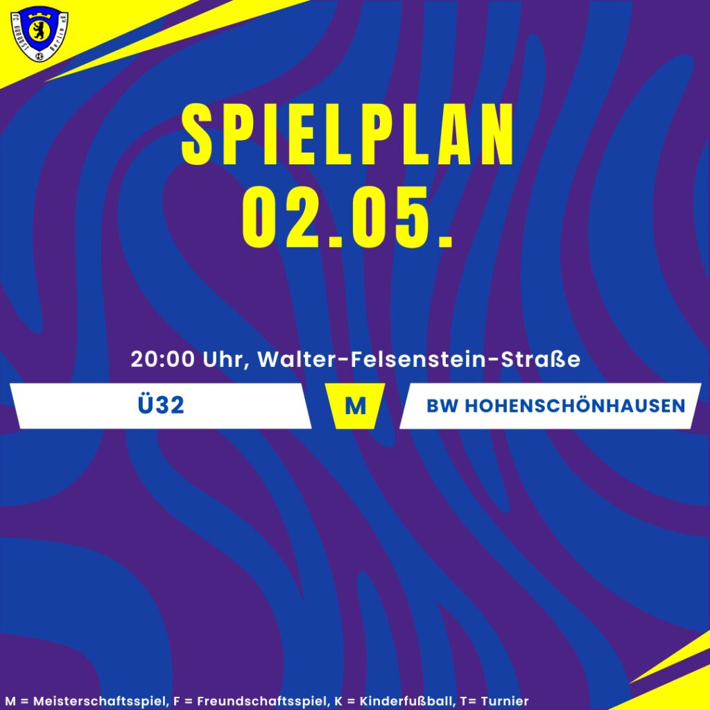 Spielplan 02.05.25