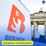 Spielpläne veroeffentlicht