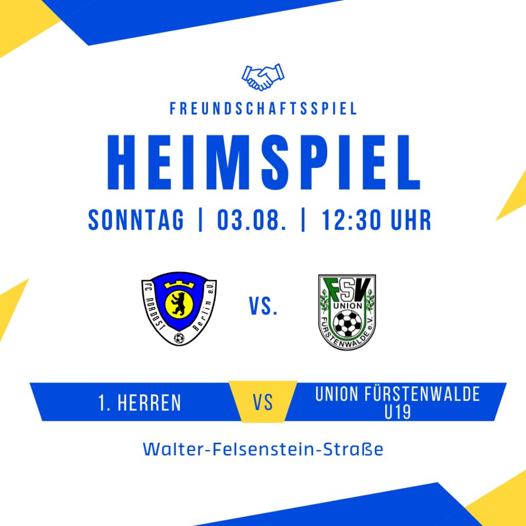 1. Herren - Union Fürstenwalde U19