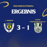 Ergebnis 1. Herren - Union Fuerstenwalde U19
