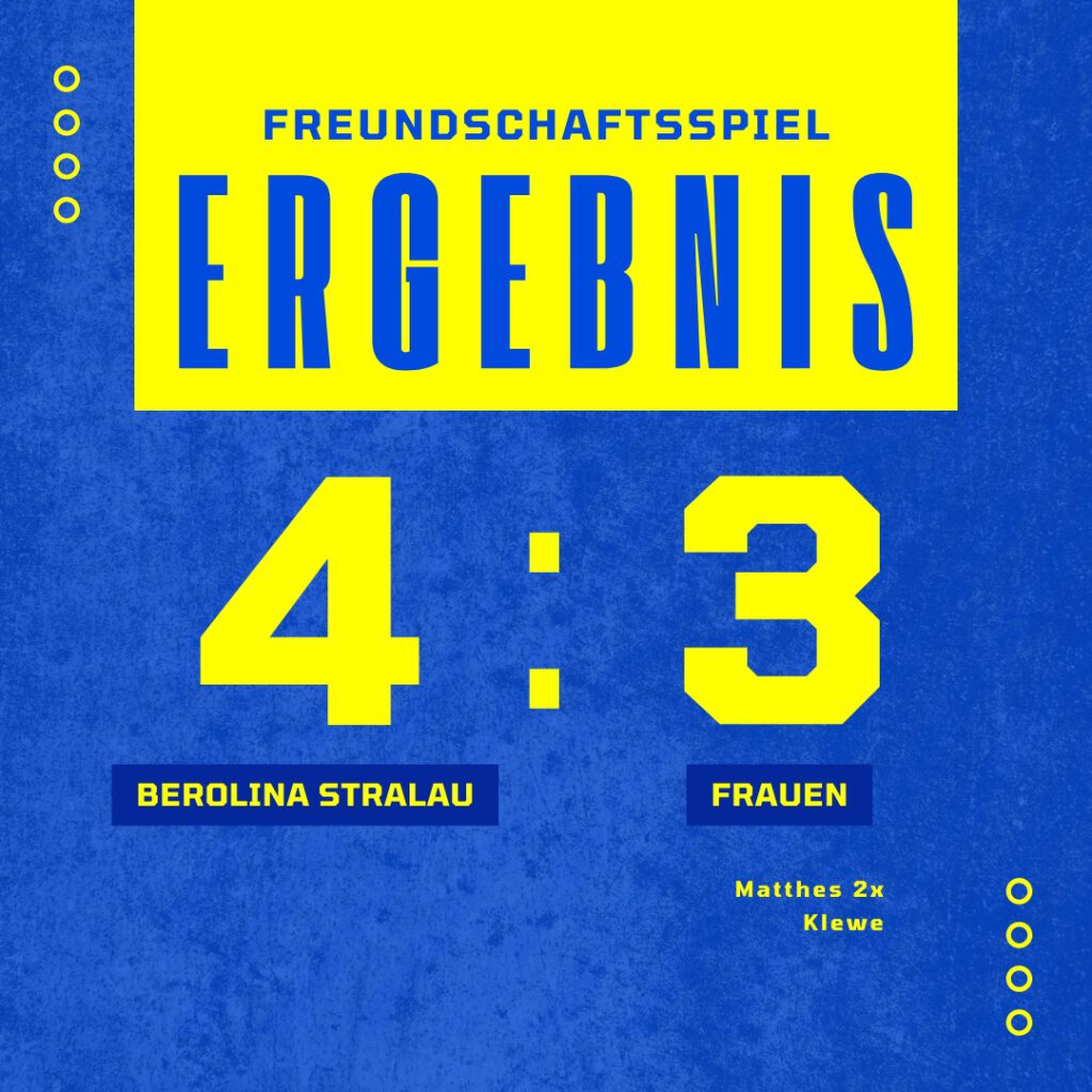 Ergebnis Berolina Stralau - Frauen
