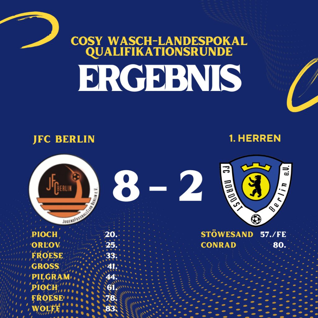 Ergebnis JFC Berlin - 1. Herren