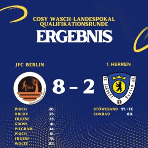 Ergebnis JFC Berlin - 1. Herren