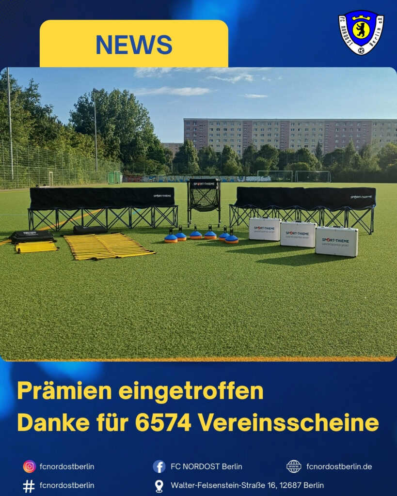 Prämien eingetroffen