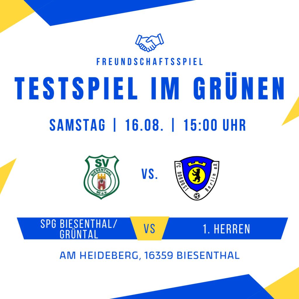 SpG. Biesenthal Grüntal - 1. Herren