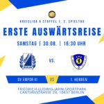 Spieltag Empor Berlin III - 1. Herren