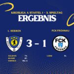 Ergebnis 1. Herren - FCK Frohnau