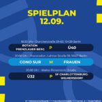 Spielplan 12.09.25