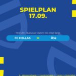 Spielplan 17.09.25