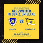 Spieltag Frauen - Hansa 07 III