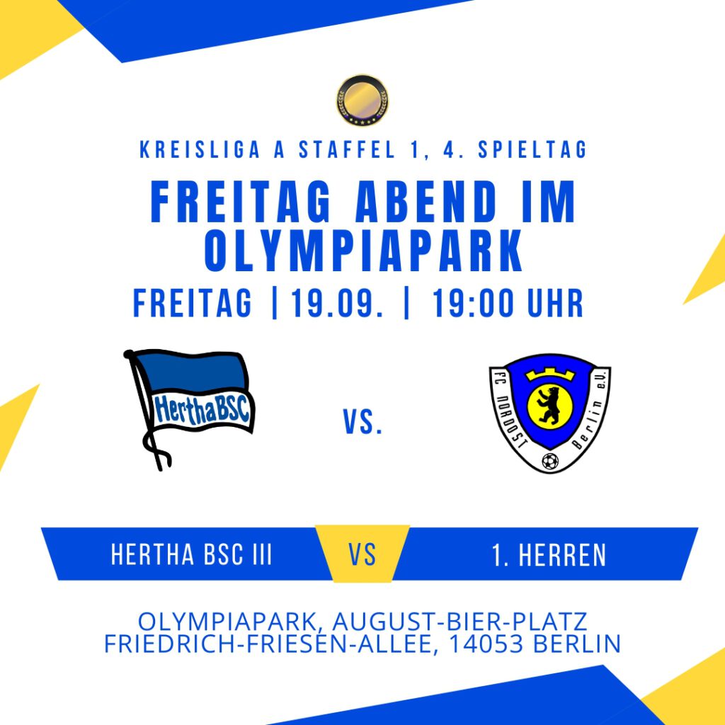 Spieltag Hertha BSC III - 1. Herren