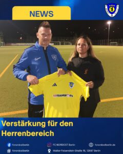Verstärkung für den Herrenbereich
