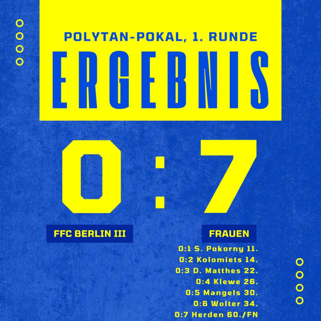 Ergebnis FFC Berlin III - Frauen