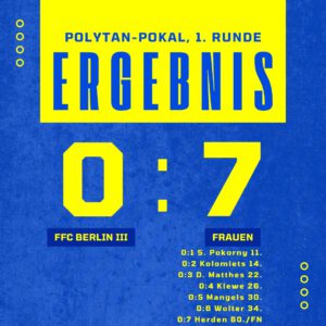 Ergebnis FFC Berlin III - Frauen