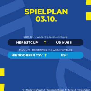 Spielplan 03.10.25