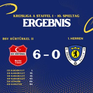 Ergebnis BSV Hürtürkel II - 1. Herren