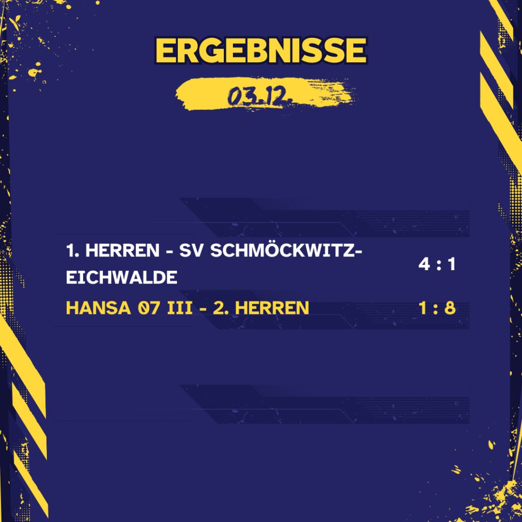 Ergebnisse 03.12.25