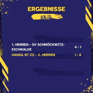 Ergebnisse 03.12.25