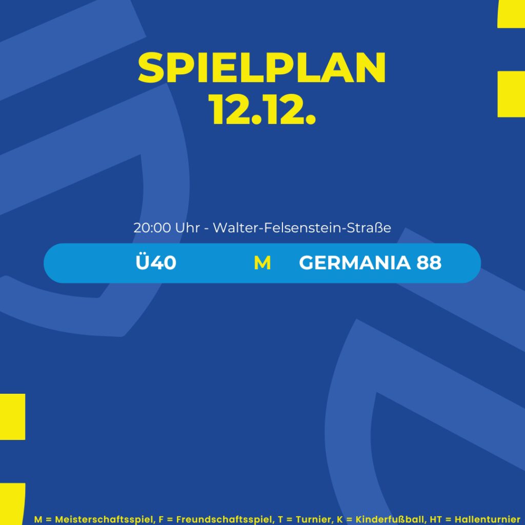 Spielplan 12.12.25