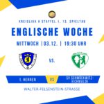 Spieltag 1. Herren - SV Schmöckwitz-Eichwalde