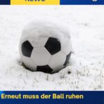 Erneut muss der Ball ruhen