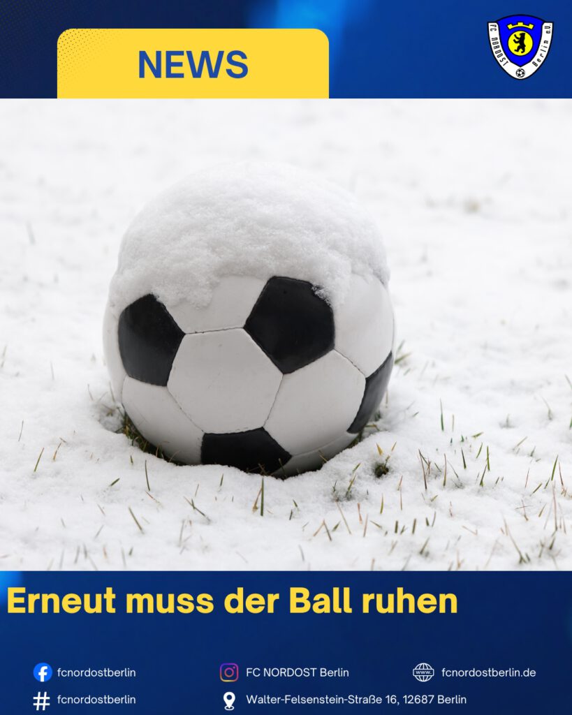 Erneut muss der Ball ruhen