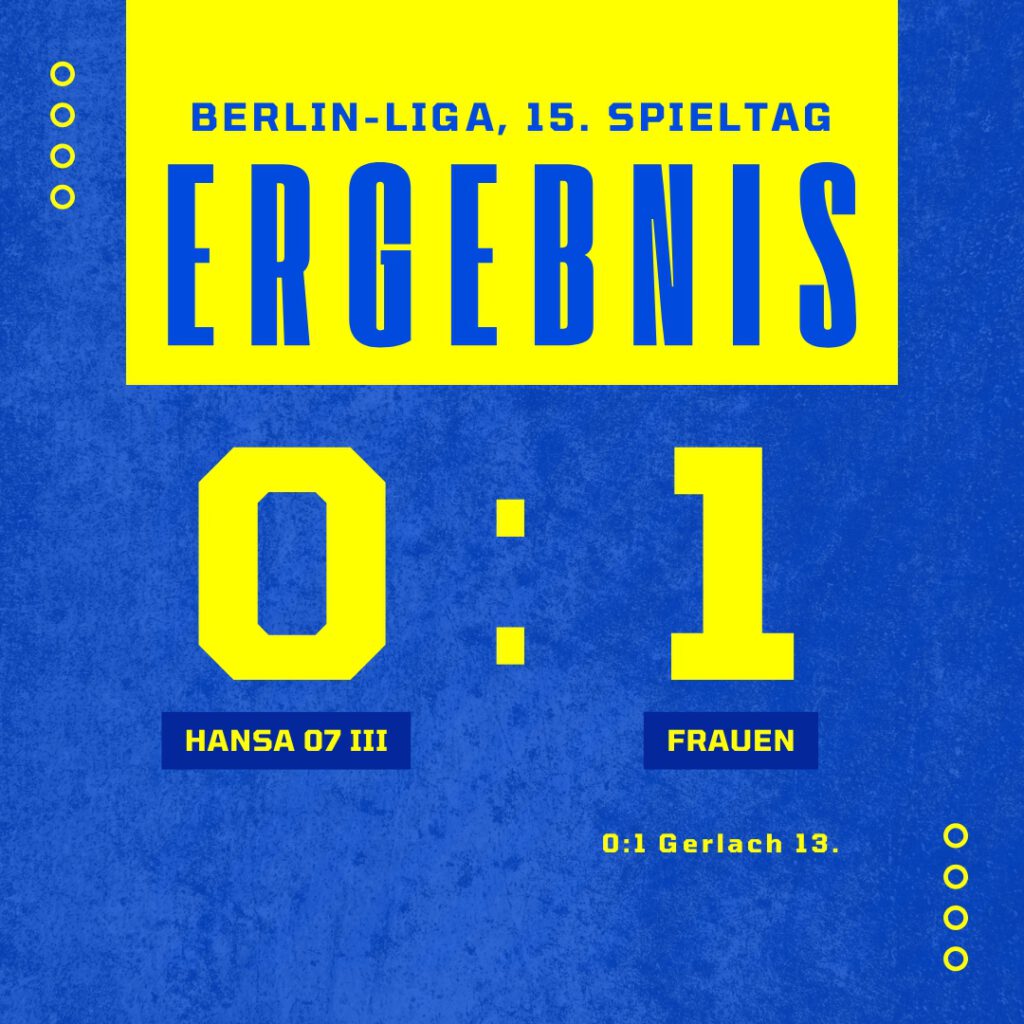 Ergebnis Hansa 07 III - Frauen