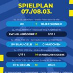 Spielplan 07. - 08.03.26