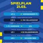 Spielplan 21. - 22.03.26