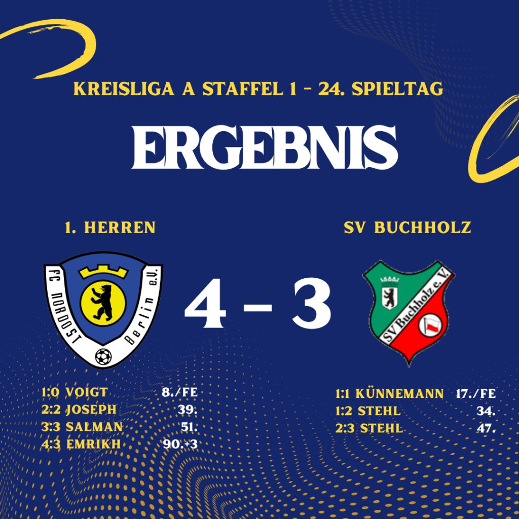 Ergebnis 1. Herren - SV Buchholz