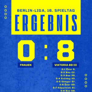 Ergebnis Frauen - Viktoria 89 III