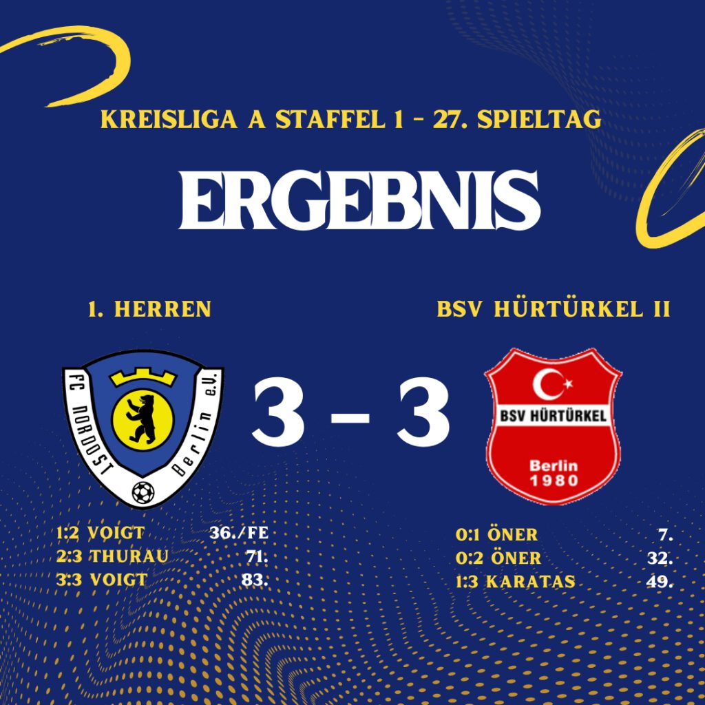 Ergebnis 1. Herren - BSV Hürtürkel II