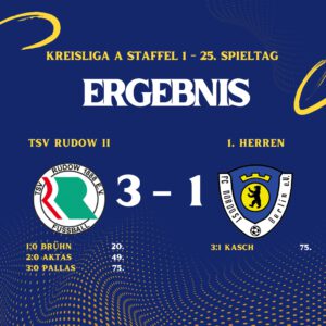 Ergebnis TSV Rudow II - 1. Herren (2)