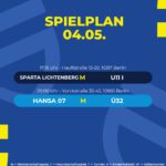 Spielplan 04.05.26