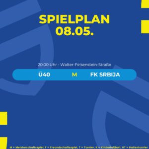 Spielplan 08.05.26