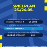 Spielplan 23. - 24.05.26