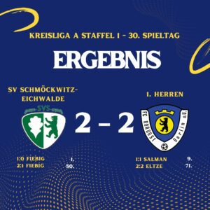 Ergebnis SV Schmöckwitz-Eichwalde - 1. Herren