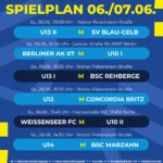 Spielplan 06. - 07.06.26